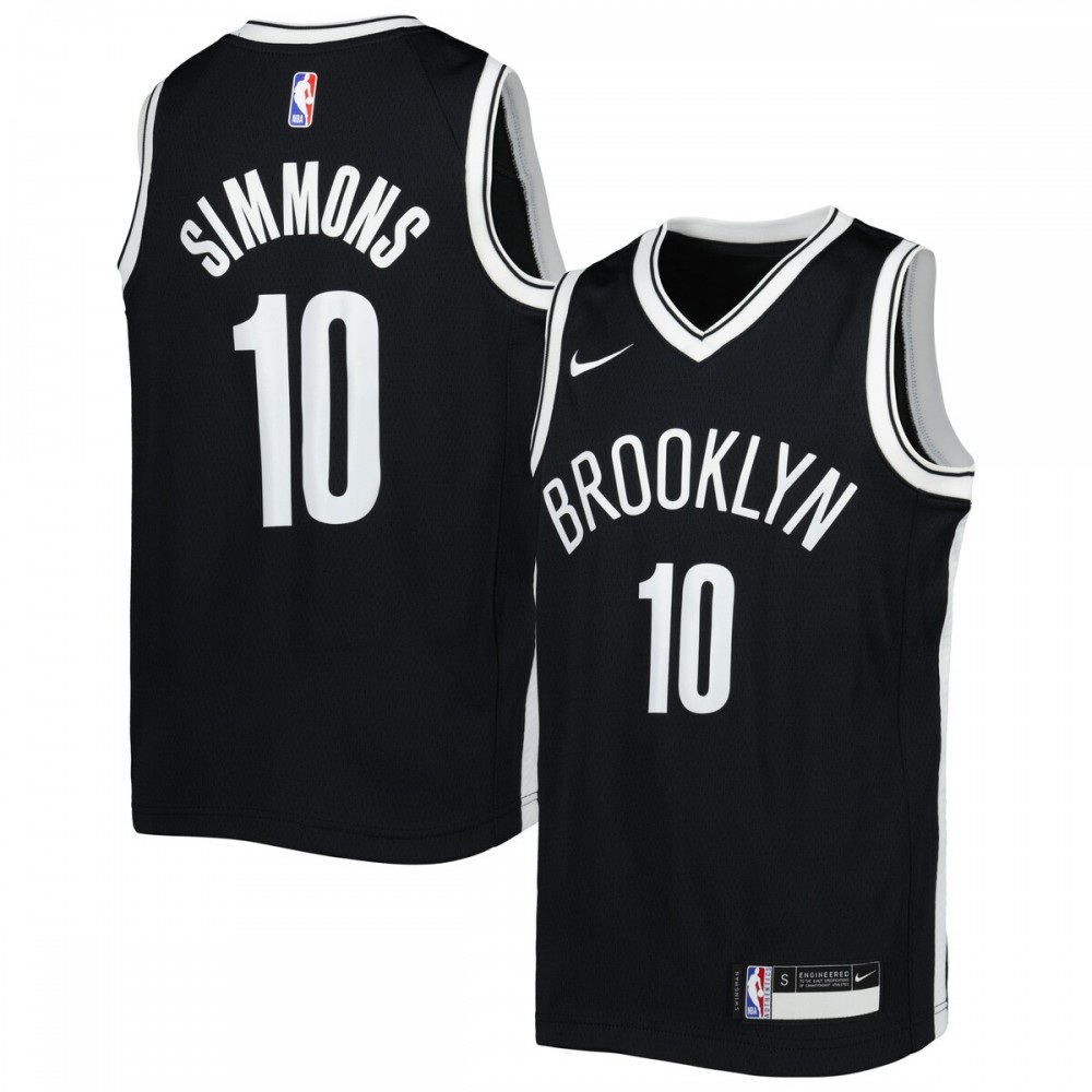 Ben Simmons Brooklyn Nets Youth 2021/22 Swingman Jersey - Icon Edition - Black-Pro Kit Vault | Brand New 26/27 Sports Jerseys